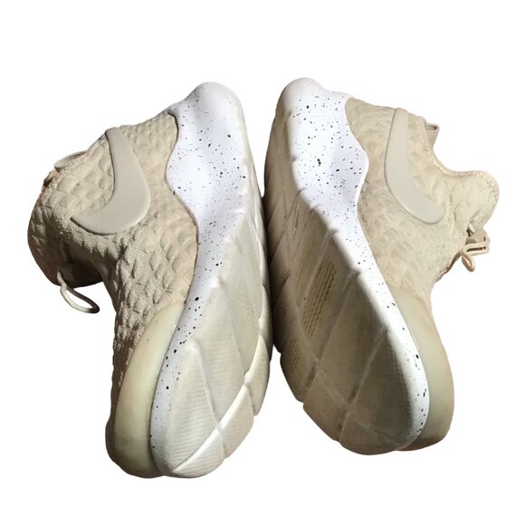 Nike Aptare Sneakers Womens Size 7 Cream Oatmeal White Black Speckles Laceless - Picture 5 of 9